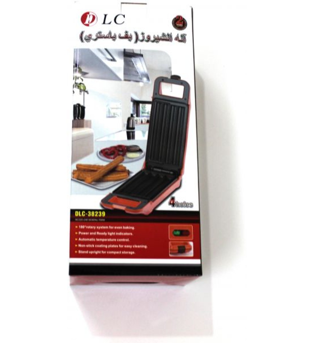 الة الشوروز بف باستري لاعداد الوافل احمر